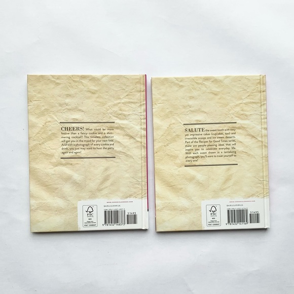 NWT Lot of 2 Dessert Cookbooks Cookies & Cocktails + Cake & Ice Cream - Picture 2 of 4